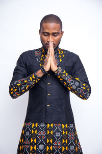 Dashiki Shirt for Men | Ankara Print Wear | African Wedding Guest Suit