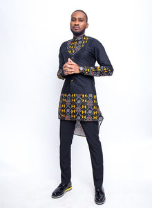 Dashiki Shirt for Men | Ankara Print Wear | African Wedding Guest Suit