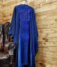 Load image into Gallery viewer, African Three-Pieces Suit | Agbada| Royal Blue African Luxury Suit| Embroid Wedding Suit | Wedding Guest Clothing