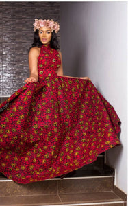 Dashiki Africa Clothing for Women. Dashiki Long Dress. Women's