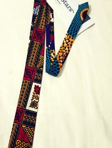 Mens Dress Shirt Ankara Neck Tie