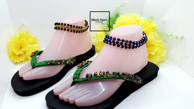 Ghana Seed Bead Anklet