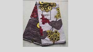 Fabric By 6 Yards| Ankara Fabric| African Print Fabric| African Floral Print| Ghana Fabric| Upholstery| Wholesale| Handmade Craft Supplies