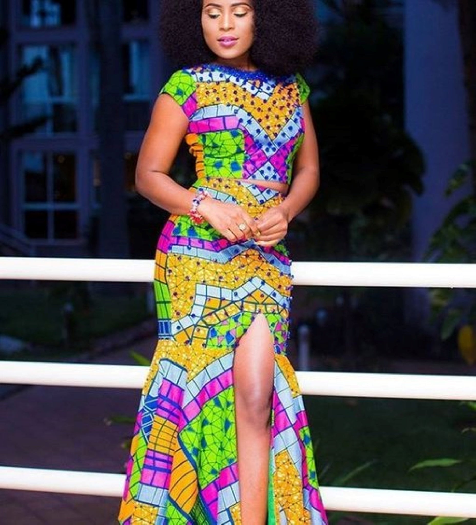 African Women's Clothing, Ankara Women Clothing, Prom Gown