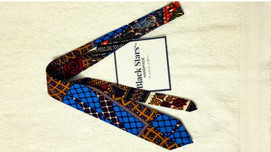 Mixed African Print Mens Neck Tie