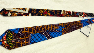 African Print Neck Tie