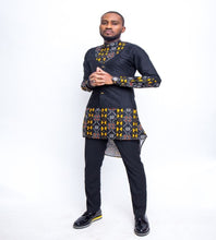 Load image into Gallery viewer, Tribal Print African Mens Shirt
