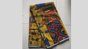Six 6 Yards African Ankara Fabric 1