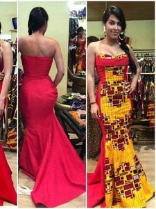 African Print Gown| Ankara Womens Clothing| Prom Gown| Wedding Guest Clothing| African Mermaid Gown| Dashiki| Kitenge| Black Stars Handmade|