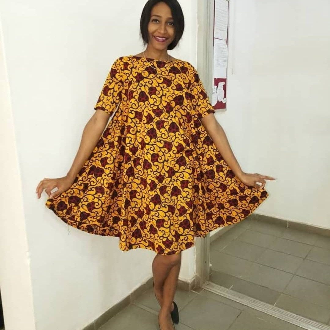 Women's African Clothing. Ankara Short Gown. African Print Dress. Royal Blue and Gold. African Party Dress. Wedding Guest Dress. 00 Women's African Clothing. Ankara Short Gown. African Print Dress. Royal Blue and Gold. African Party Dress. Wedding Guest Dress. 00