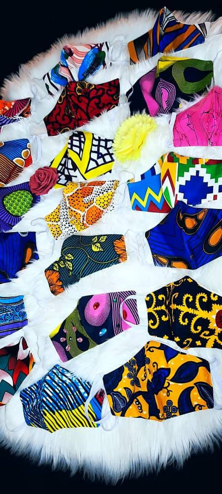 Custom order for Angel | Face Mask For Sale | 100% Cotton Face Mask | African Print Face Mask | Wholesale Pack 20pcs