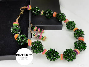 African Necklace For Women|African Bead Jewelry Set|African Wedding Jewelry| Multiple Strand|Gift For Her|Mother's Day Gift|Necklace|Earring
