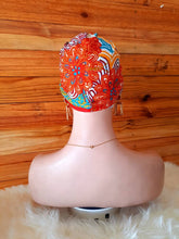 Load image into Gallery viewer, African Print Nose Mask with Matching Head Wrap Set For Sale| Ankara Face Mask| Dashiki Head Scarf| Wholesale and Bulk Orders Available.
