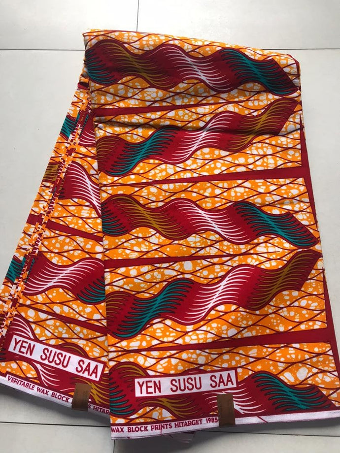 Six Yards African Fabric| Puple Kente Wax Print| Ankara African Print| Africa Print Material for Dress, Design, Sewing, Quilting, Upholstery