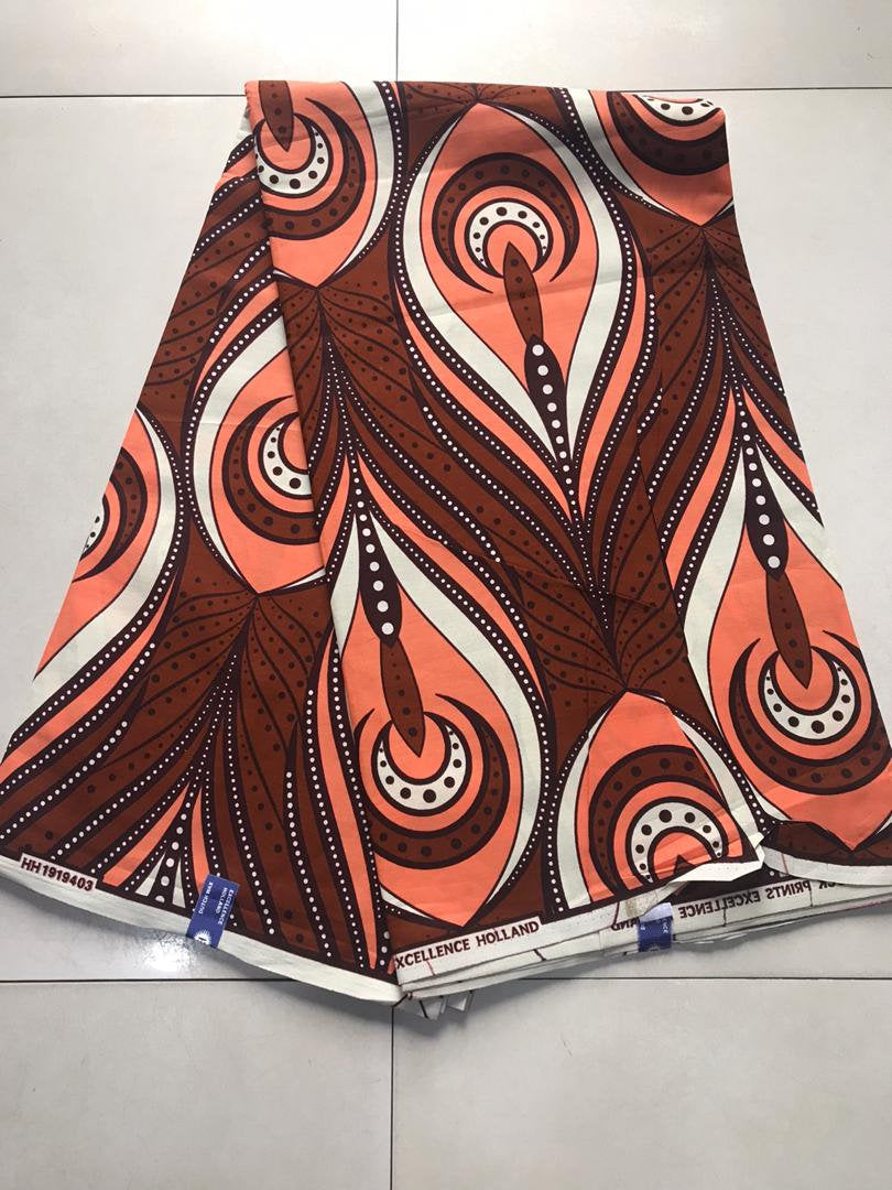 Hello Africa African Kente Print #3- Serengeti Fabric (6 Yards) Kente African Print Fabric Co