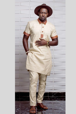 Cream African Dashiki Clothing for Men | Senators Clothing
