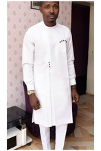 Load image into Gallery viewer, White Men Africa Clothing | Senator Clothing | Wedding Suit
