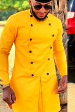 Load image into Gallery viewer, Yellow Africa Dashiki Clothing for Men | African Wear